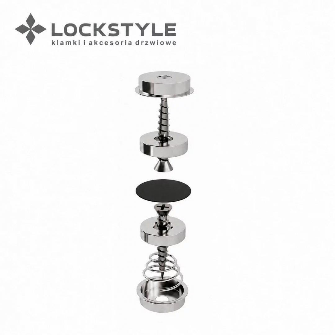 Шпингалет дверной торцевой LOCKSTYLE магнитный CLOSE Mod.