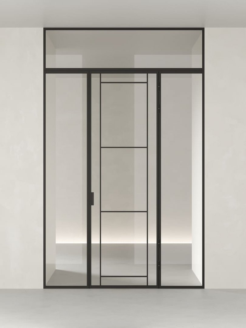 Распашная алюминиевая перегородка HOLZDOORS Minoli MNL17