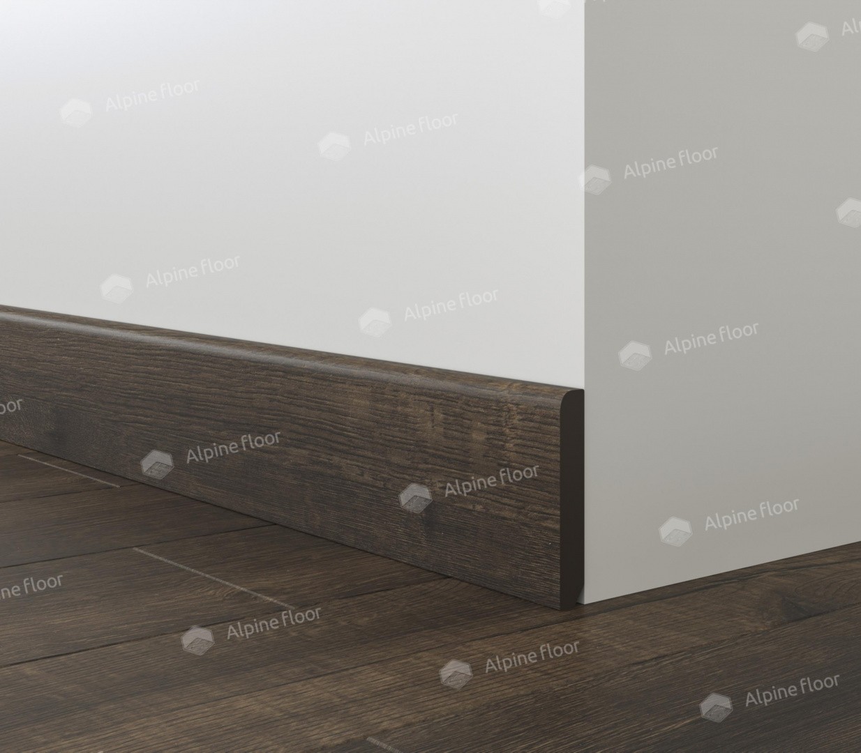 Плинтус ламинированный Alpine Floor SK 13-22 Дуб Альферац Parquet Light прямой 2200х80х12,5
