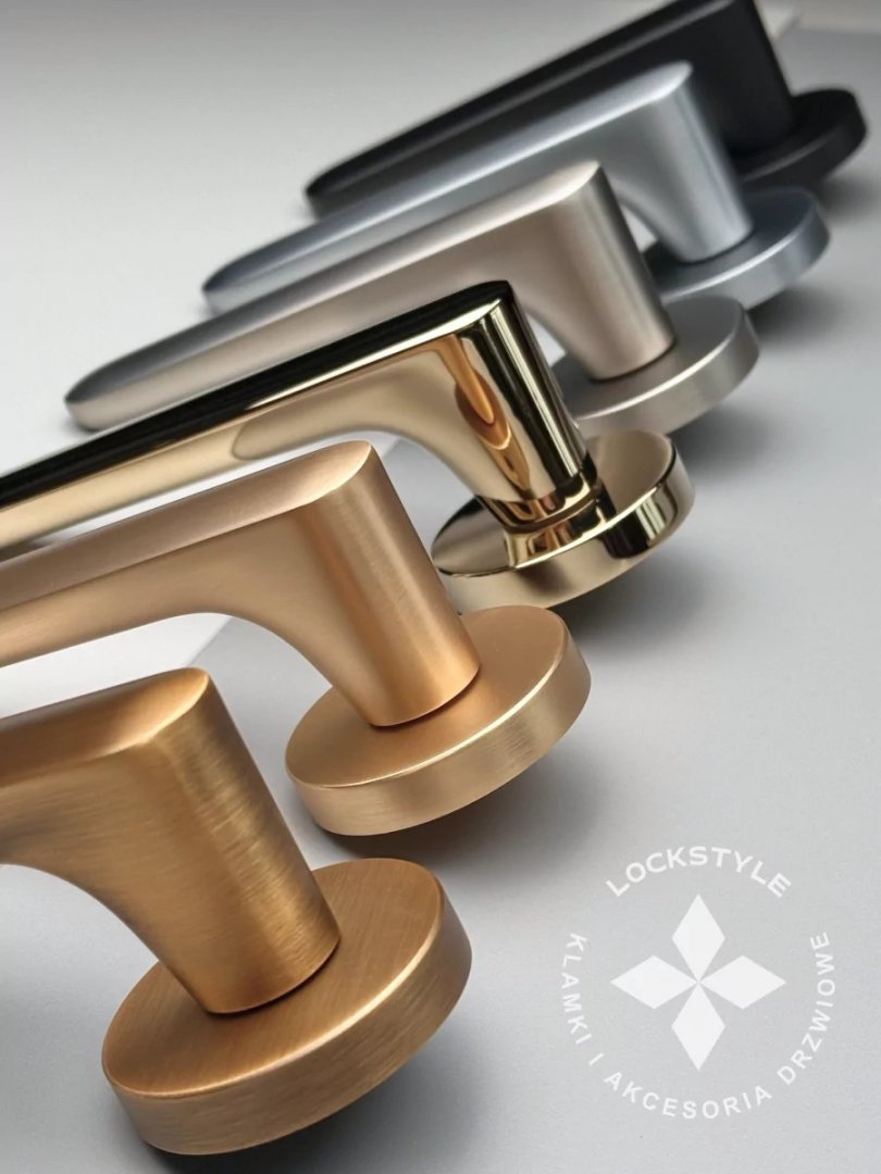 Ручка дверная LOCKSTYLE Ellipse ZR на круглой розетке