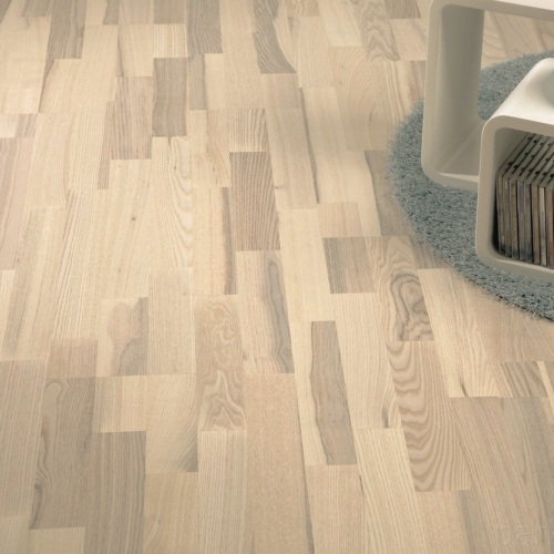Паркетная доска Polarwood Дуб Living White Matt Classic 2266х188х14 (3,41м2) лак, 2V фаска