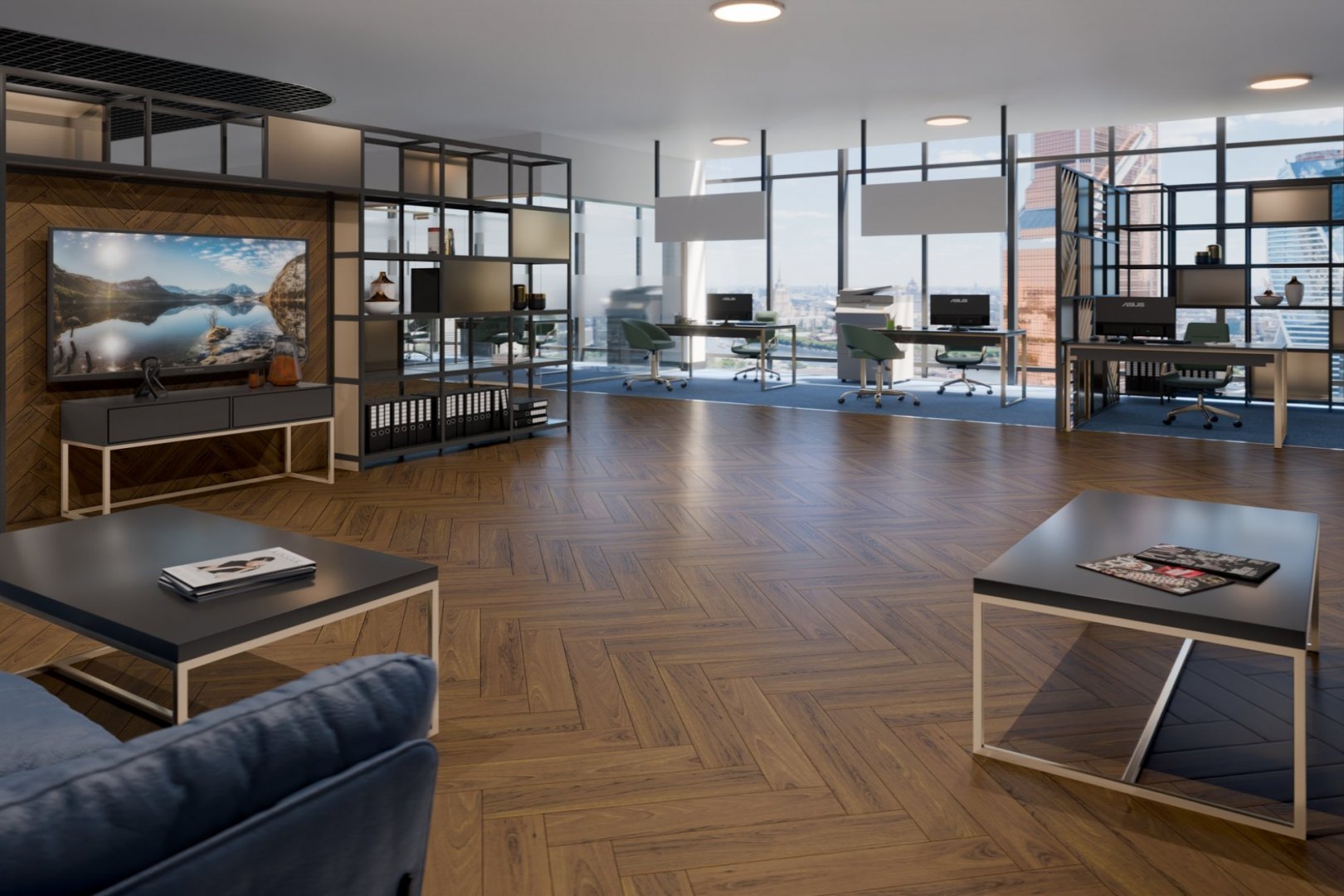Инженерная доска клеевая Damy Floor Ореховый Luxury 600х120х15 (1,008м2) лак-UV, 12 слоев, 4V фаска