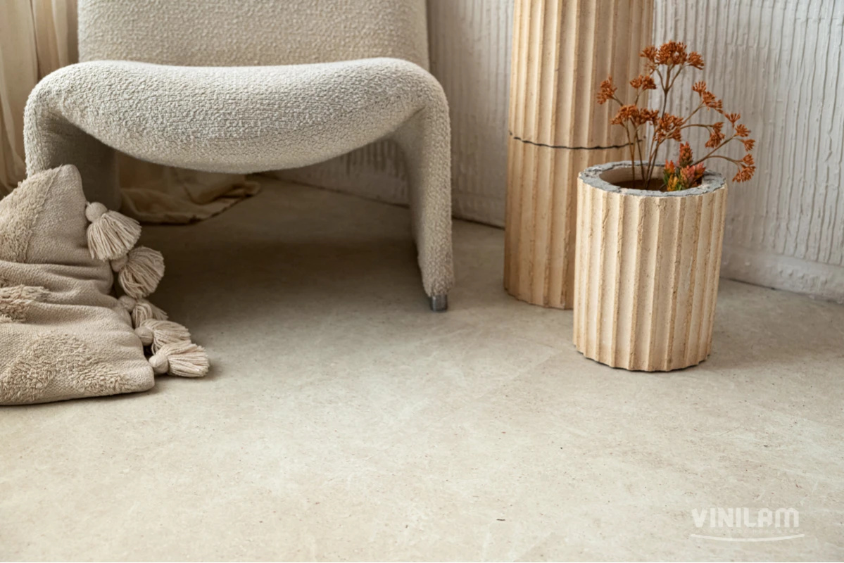 Плитка ПВХ клеевая VINILAM Тихая бухта Ceramo Stone Glue 950х480х2,5 (4,513м2), 4V микро-фаска