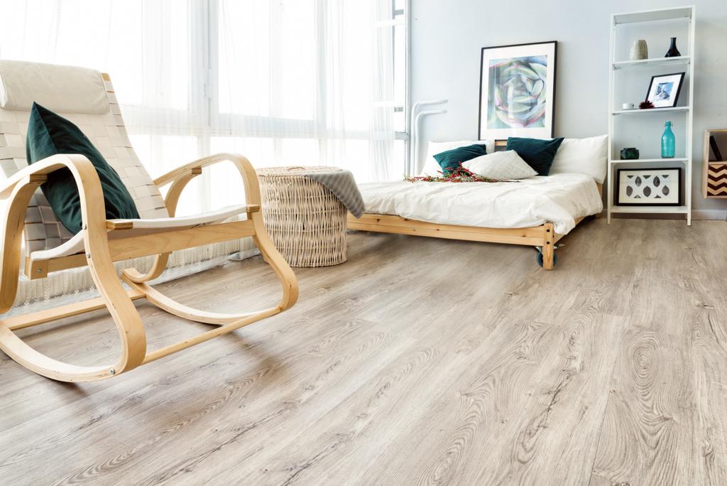 Ламинат SPC замковой Alpine Floor Секвойя Серая Sequoia 1220х183х4 (2,232м2), 4V фаска