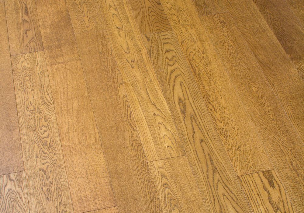 Инженерная доска замковая Wood Bee Дуб Коньяк 1200х125х3 (3м2) лак
