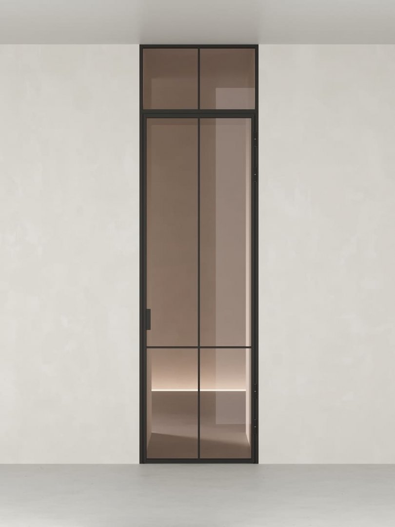 Распашная алюминиевая перегородка HOLZDOORS Minoli MNL2