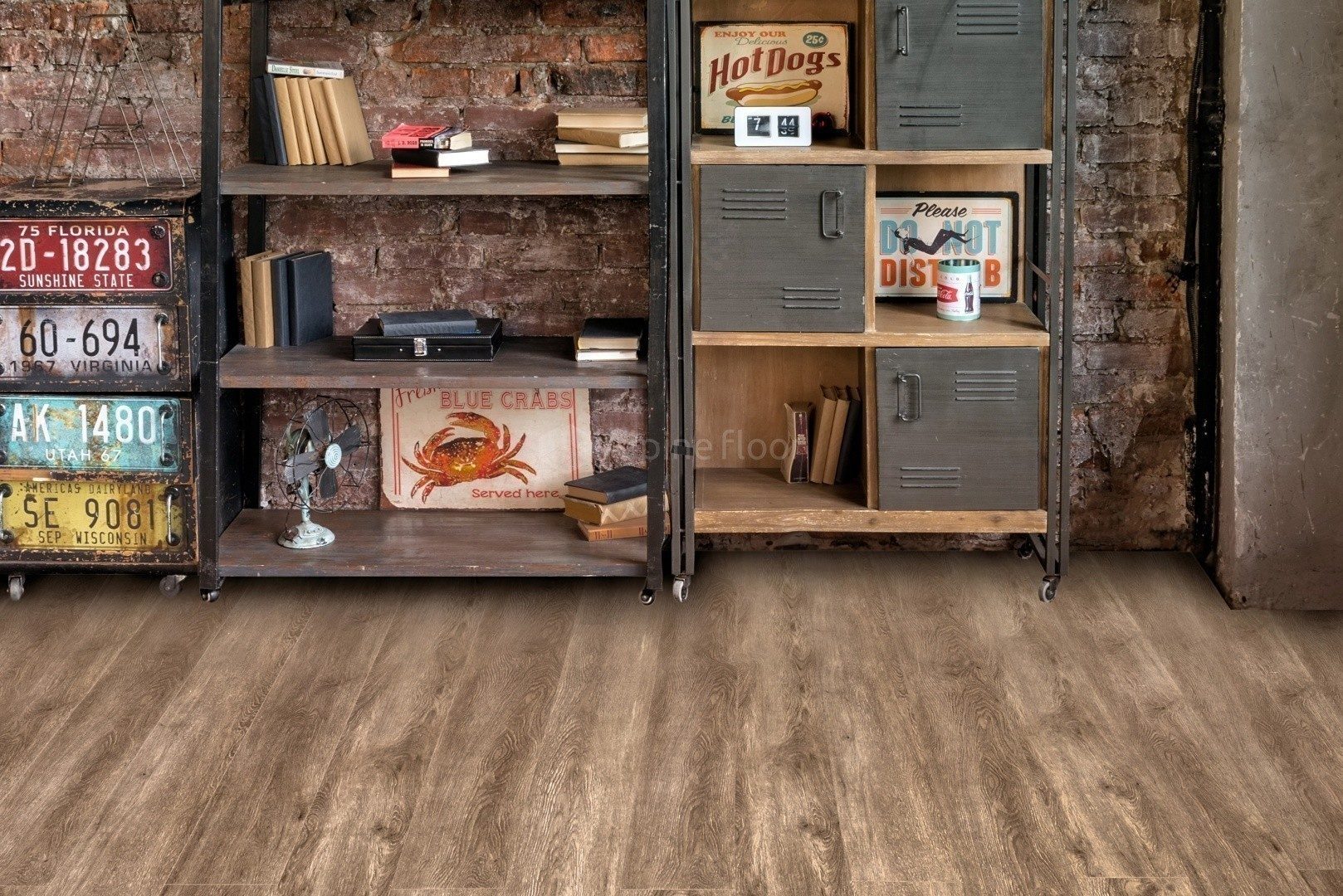 Ламинат SPC замковой Alpine Floor Гранд Секвойя Маслина Grand Sequoia 1220х183х4 (2,232м2), 4V фаска