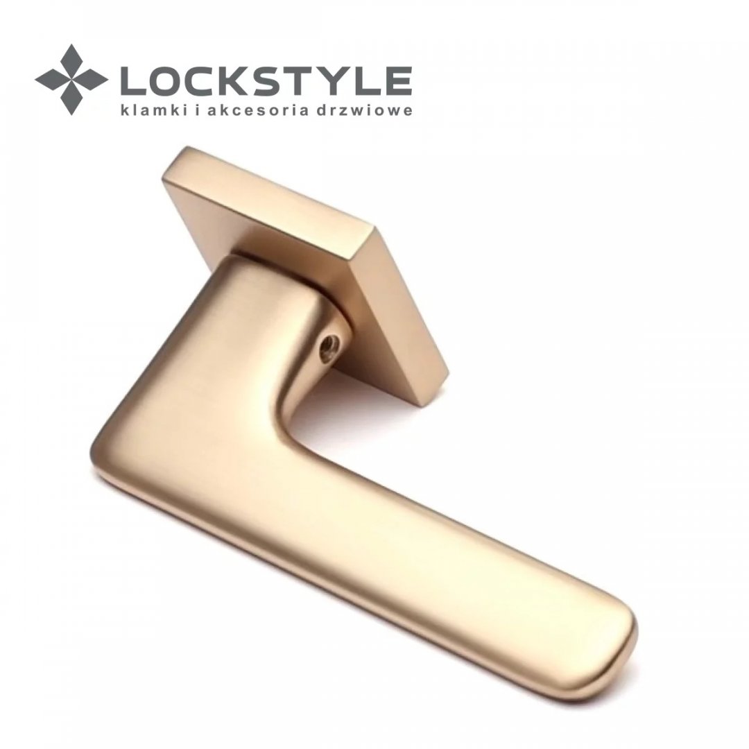 Ручка дверная LOCKSTYLE Nix ZN на квадратной розетке
