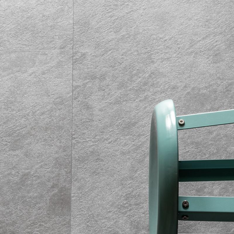 Ламинат SPC замковой VINILAM Цемент Ceramo Stone 940х470х8 (2,65м2), с подложкой, 4V микро-фаска