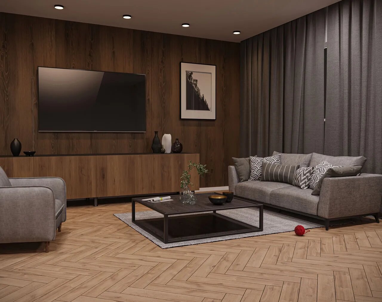 Ламинат My Step Дуб Гавана MS3410 Herringbone Manor+ 643х131х10 (0,926м2), замок (Megaloc Aqua Prote