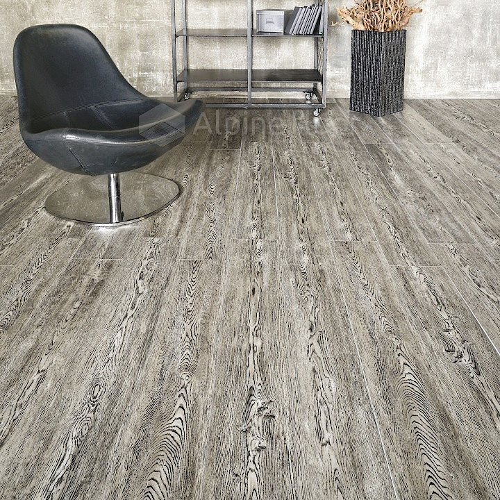 Ламинат SPC замковой Alpine Floor Северное Сияние Intense 1220х183х6 (2,23м2), с подложкой, 4V фаска