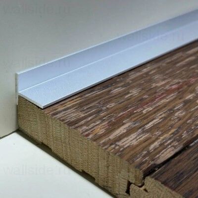 Плинтус алюминиевый AluminiumPro AL13-7628 щелевой 2000х18х20