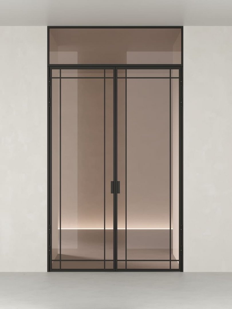 Распашная алюминиевая перегородка HOLZDOORS Minoli MNL10