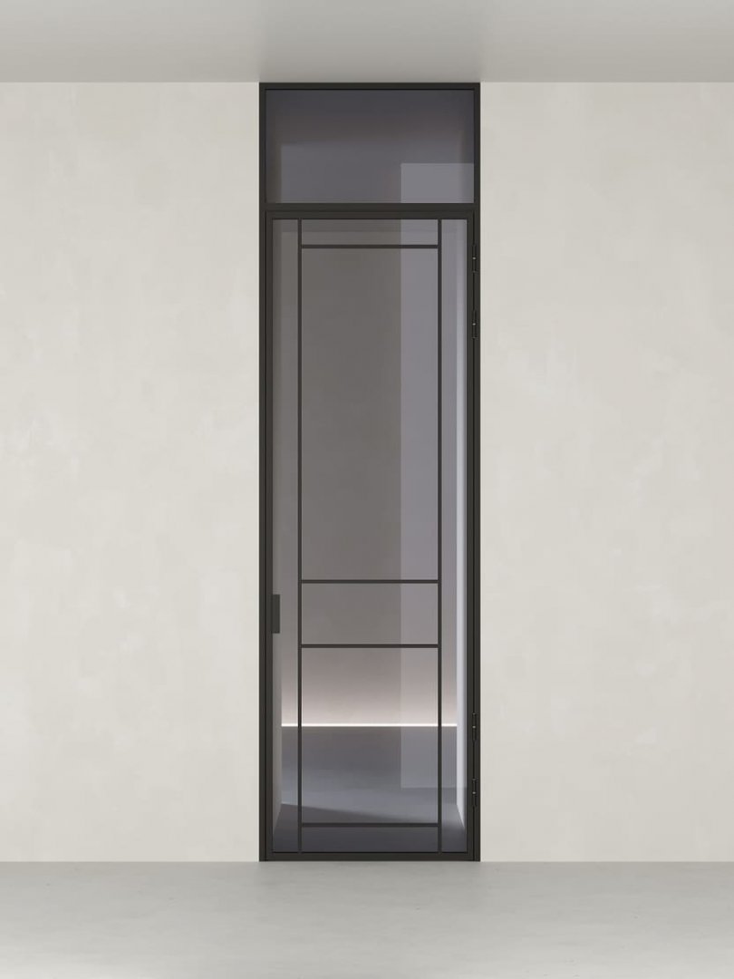 Распашная алюминиевая перегородка HOLZDOORS Minoli MNL18