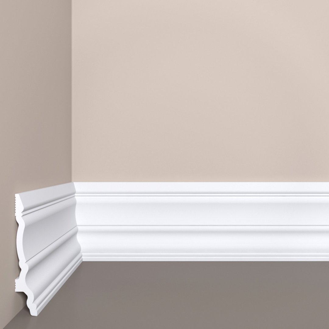 Плинтус дюрополимерный Bello Deco П21 100-17 фигурный 2000х100х17, п/окрас