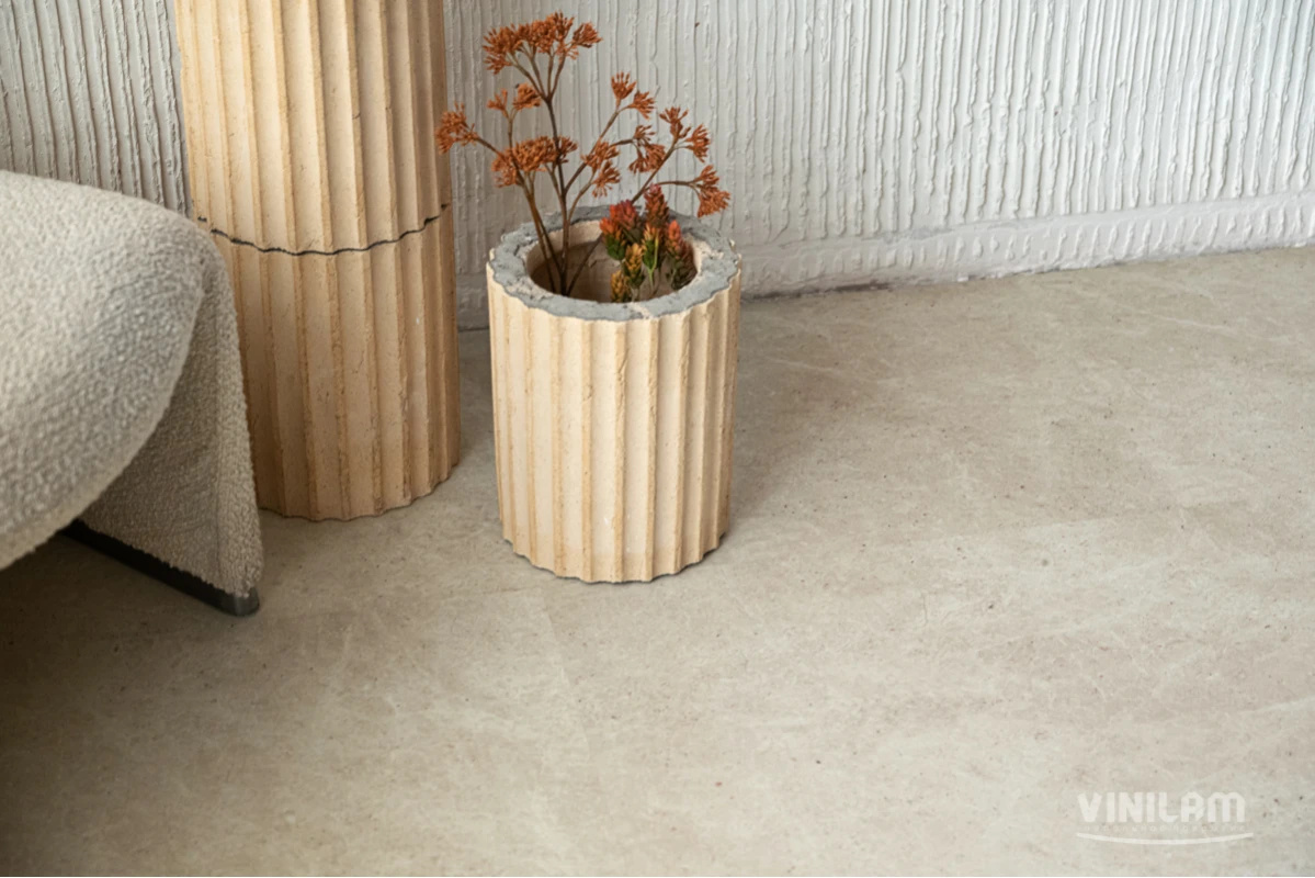 Плитка ПВХ клеевая VINILAM Тихая бухта Ceramo Stone Glue 950х480х2,5 (4,513м2), 4V микро-фаска
