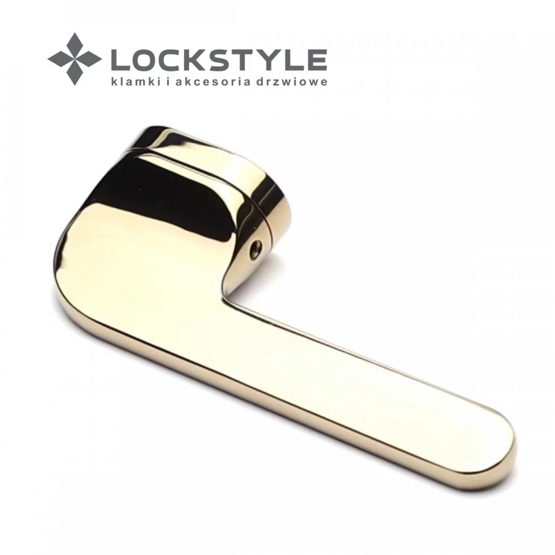 Ручка дверная LOCKSTYLE Jasper MOV на овальной розетке (золото)