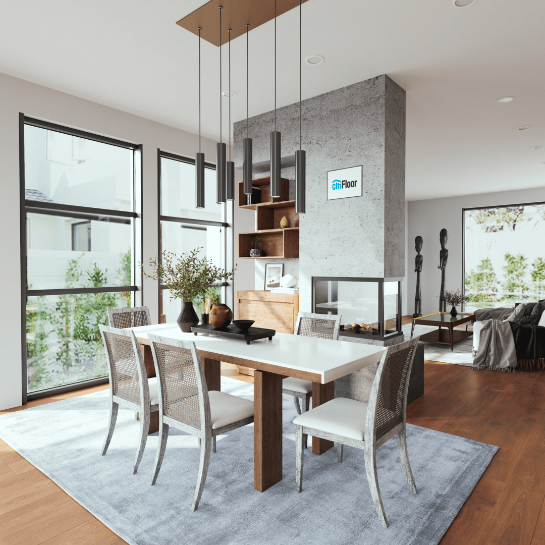 Ламинат SPC замковой CM Floor Дуб Корица ScandiWood 1220х180х4 (2,19м2), 4V фаска