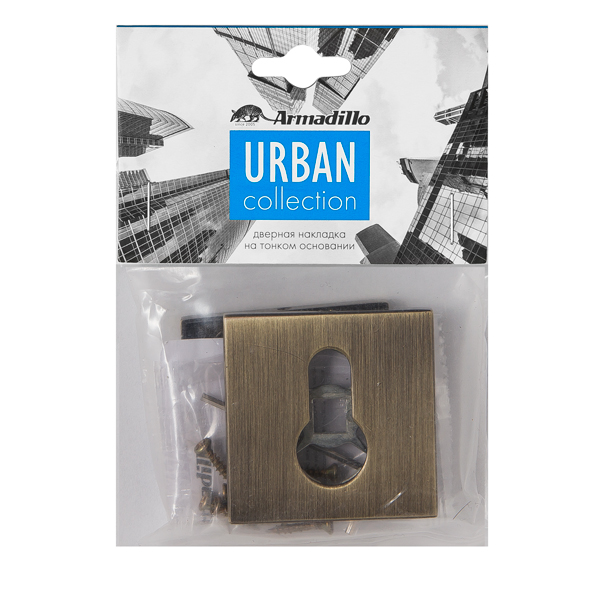 Накладка замка Armadillo ET.K.USS52 Urban Slim на квадратной розетке