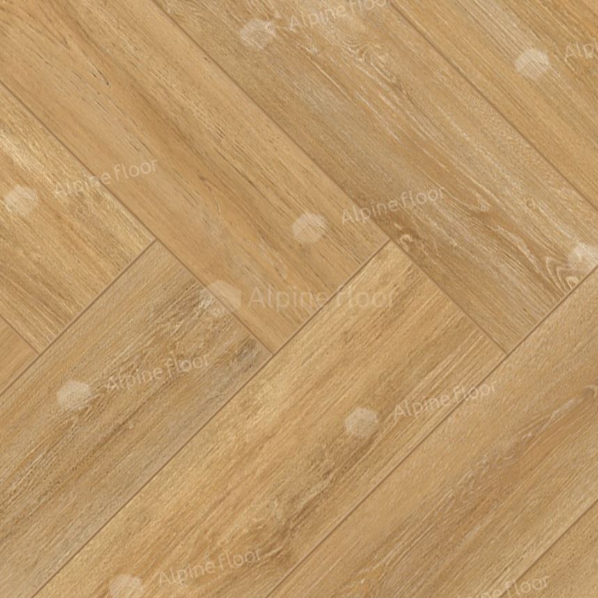 Ламинат Alpine Floor Дуб Тулуза LF102-4 Herringbone 8 606х101х8 (2,203м2), защелка (Click), 4V фаска