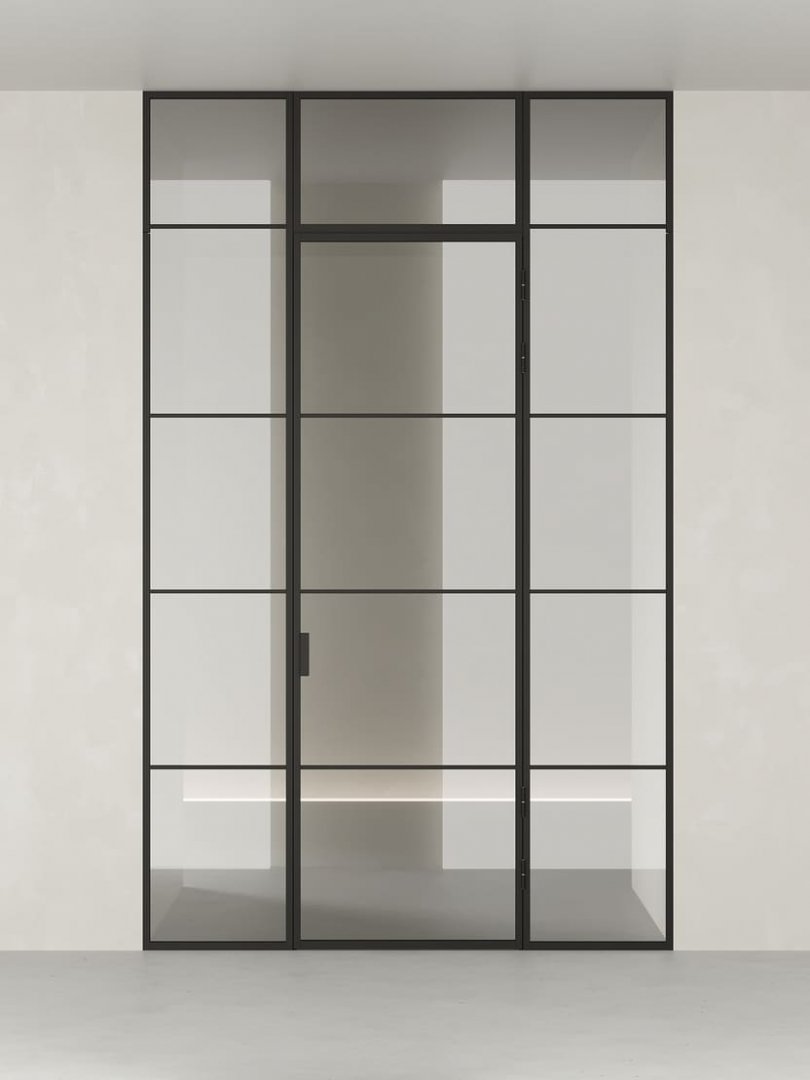 Распашная алюминиевая перегородка HOLZDOORS Minoli MNL7