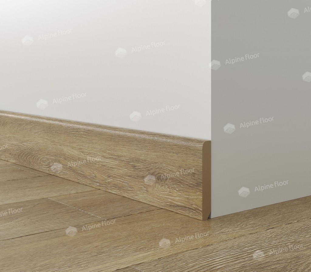 Плинтус ламинированный Alpine Floor SK 13-10 Макадамия Parquet Light прямой 2200х80х12,5