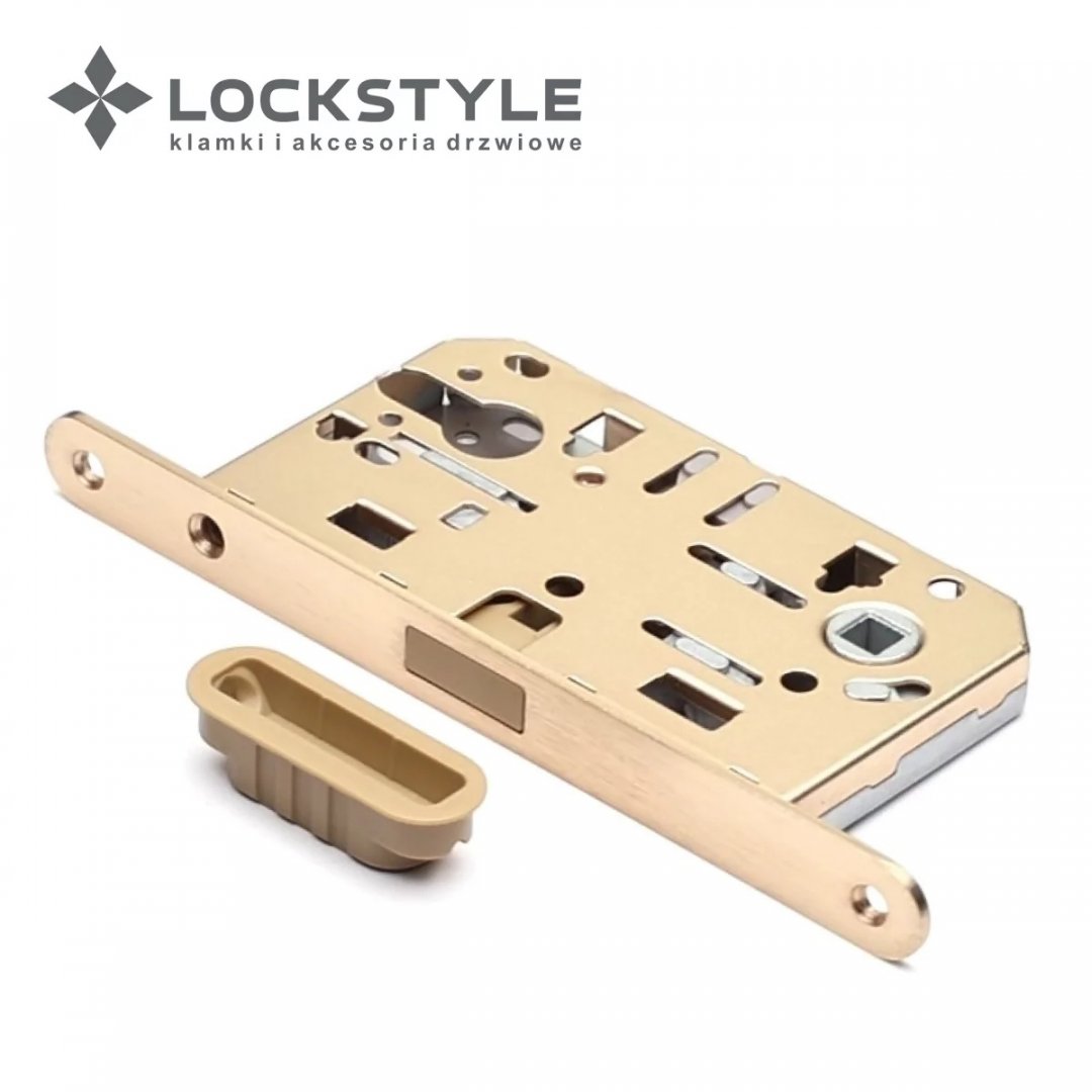 Замок под ключевой цилиндр с магнит-язычком LOCKSTYLE М411C (тип AGB) (с ответной планкой)