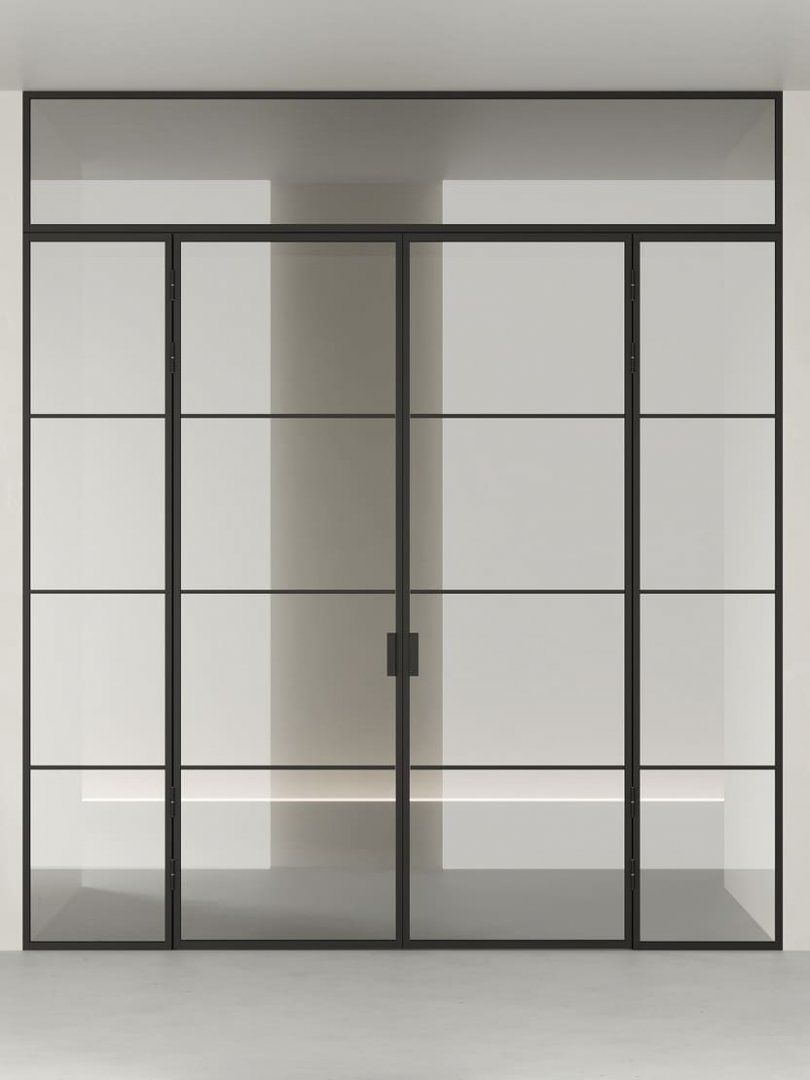 Распашная алюминиевая перегородка HOLZDOORS Minoli MNL7