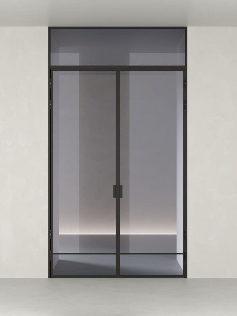 Распашная алюминиевая перегородка HOLZDOORS Minoli MNL8