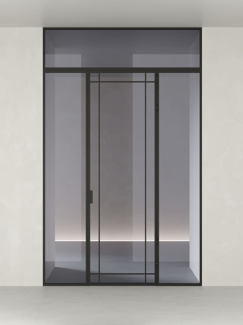 Распашная алюминиевая перегородка HOLZDOORS Minoli MNL10