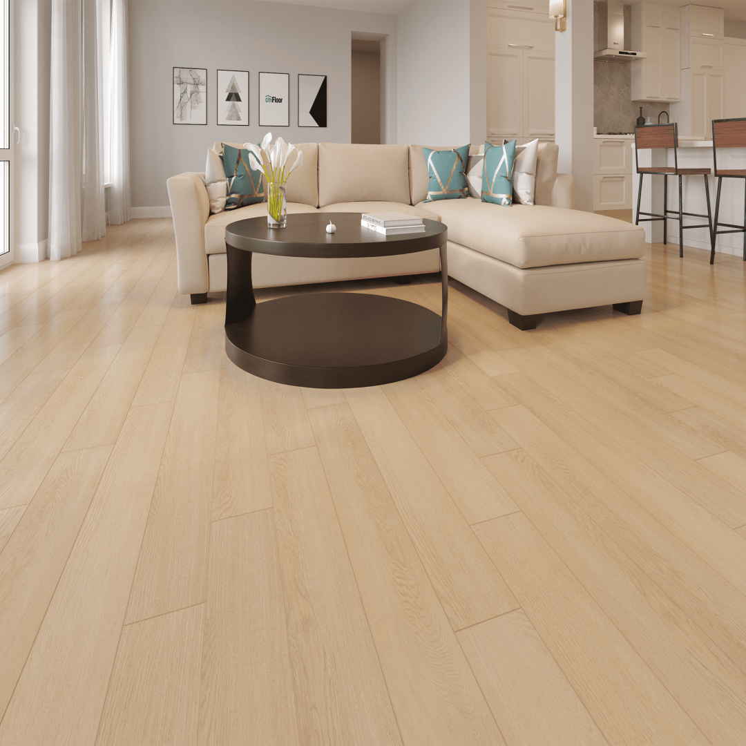 Ламинат SPC замковой CM Floor Дуб Шампань ScandiWood 1220х180х4 (2,19м2), 4V фаска