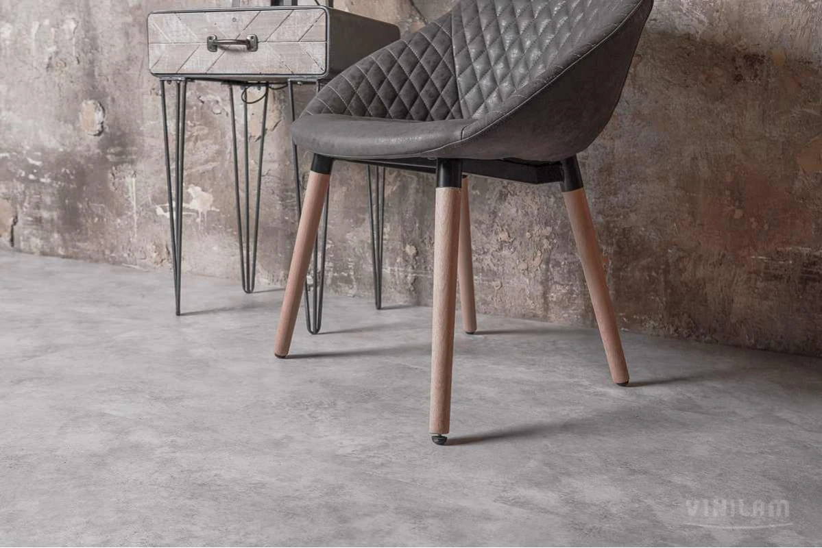 Плитка ПВХ клеевая VINILAM Бетон Ceramo Stone Glue 950х480х2,5 (4,56м2), 4V микро-фаска