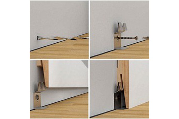 Крепежные клипсы плинтуса Arbiton Loctike Paint-It  (25 шт.)