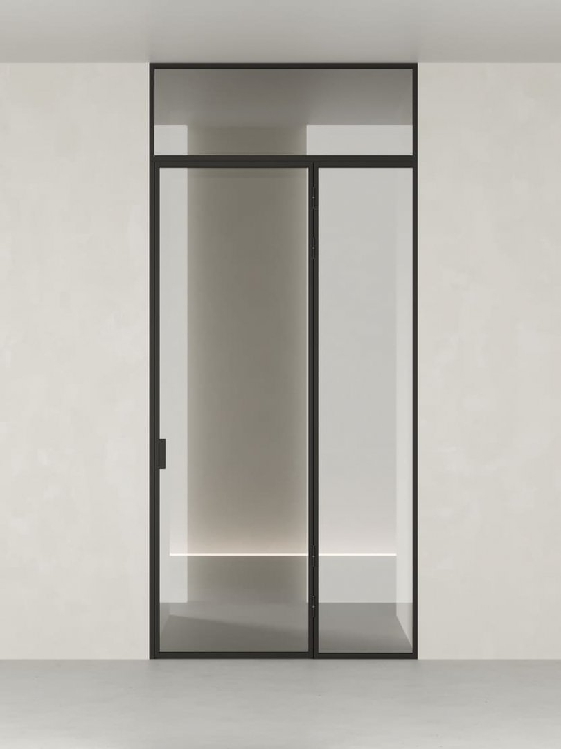 Распашная алюминиевая перегородка HOLZDOORS Minoli MNL1