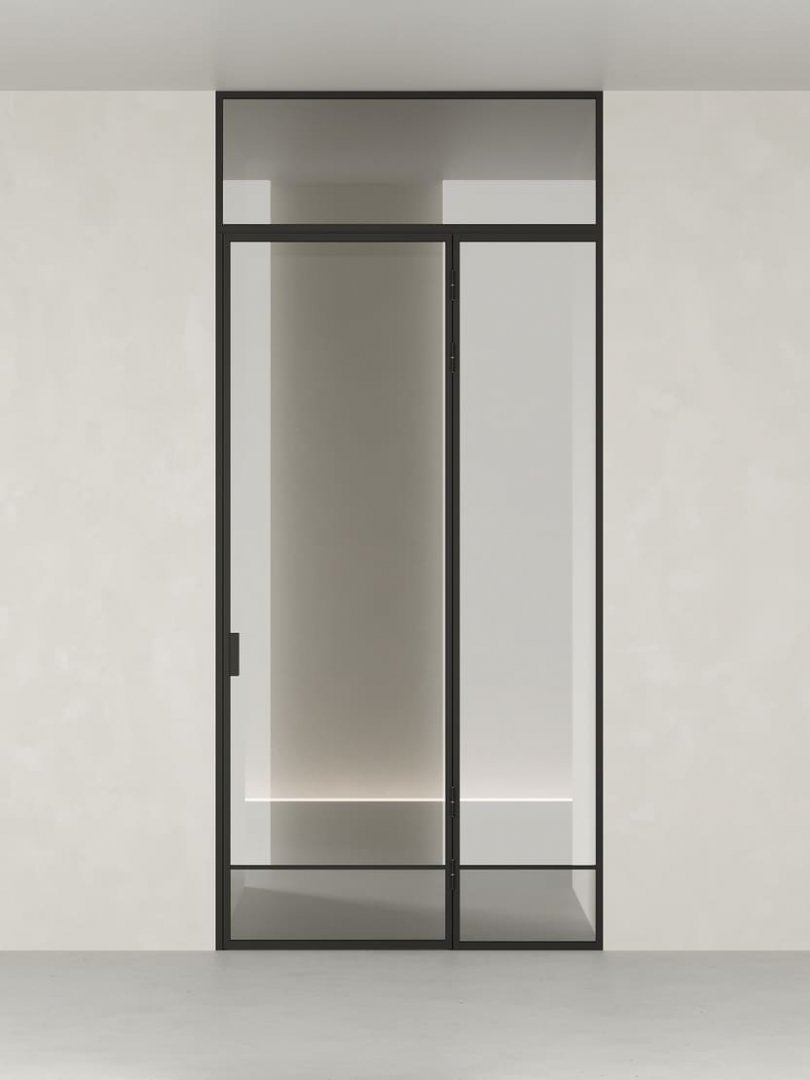Распашная алюминиевая перегородка HOLZDOORS Minoli MNL8