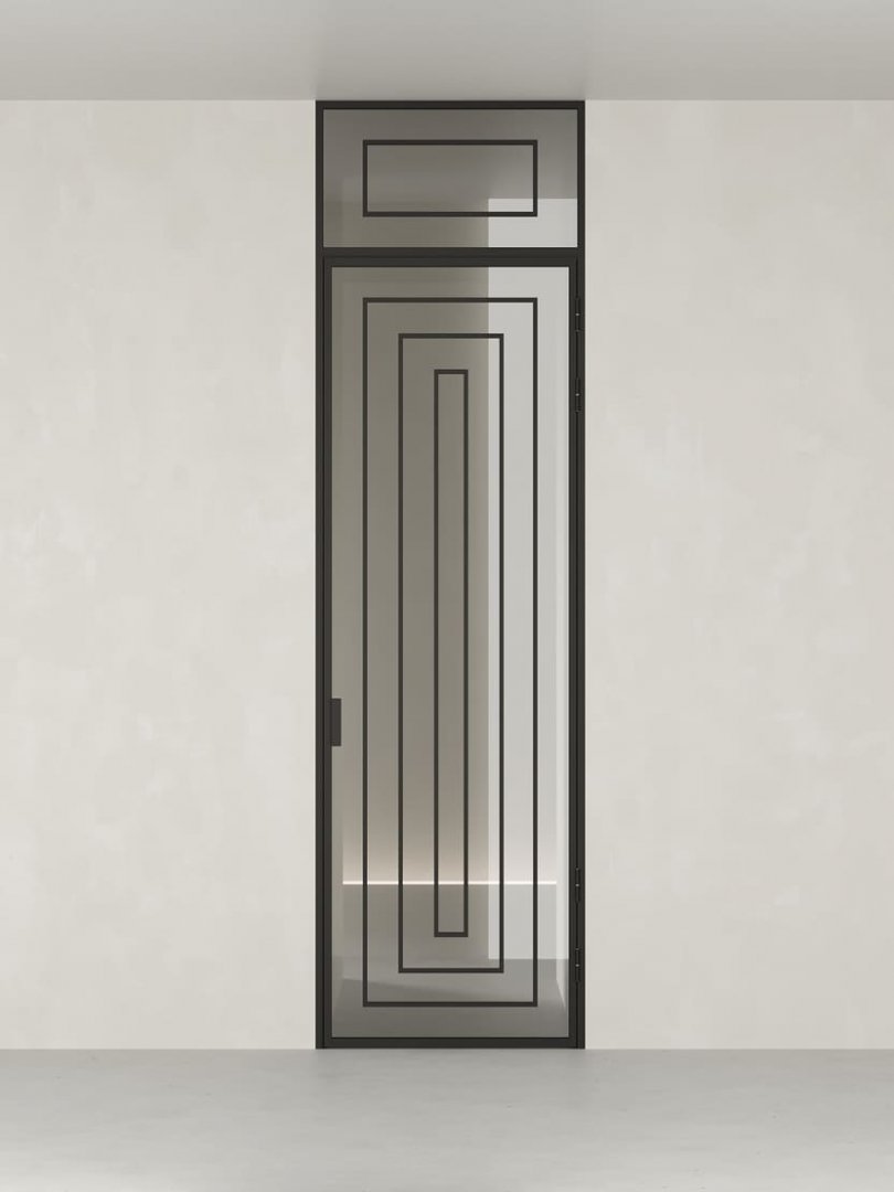 Распашная алюминиевая перегородка HOLZDOORS Minoli MNL19