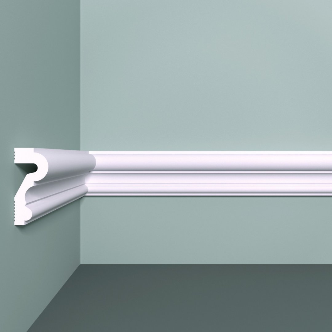 Молдинг Bello Deco М23 50-22 фигурный 2000х22х50, п/окрас