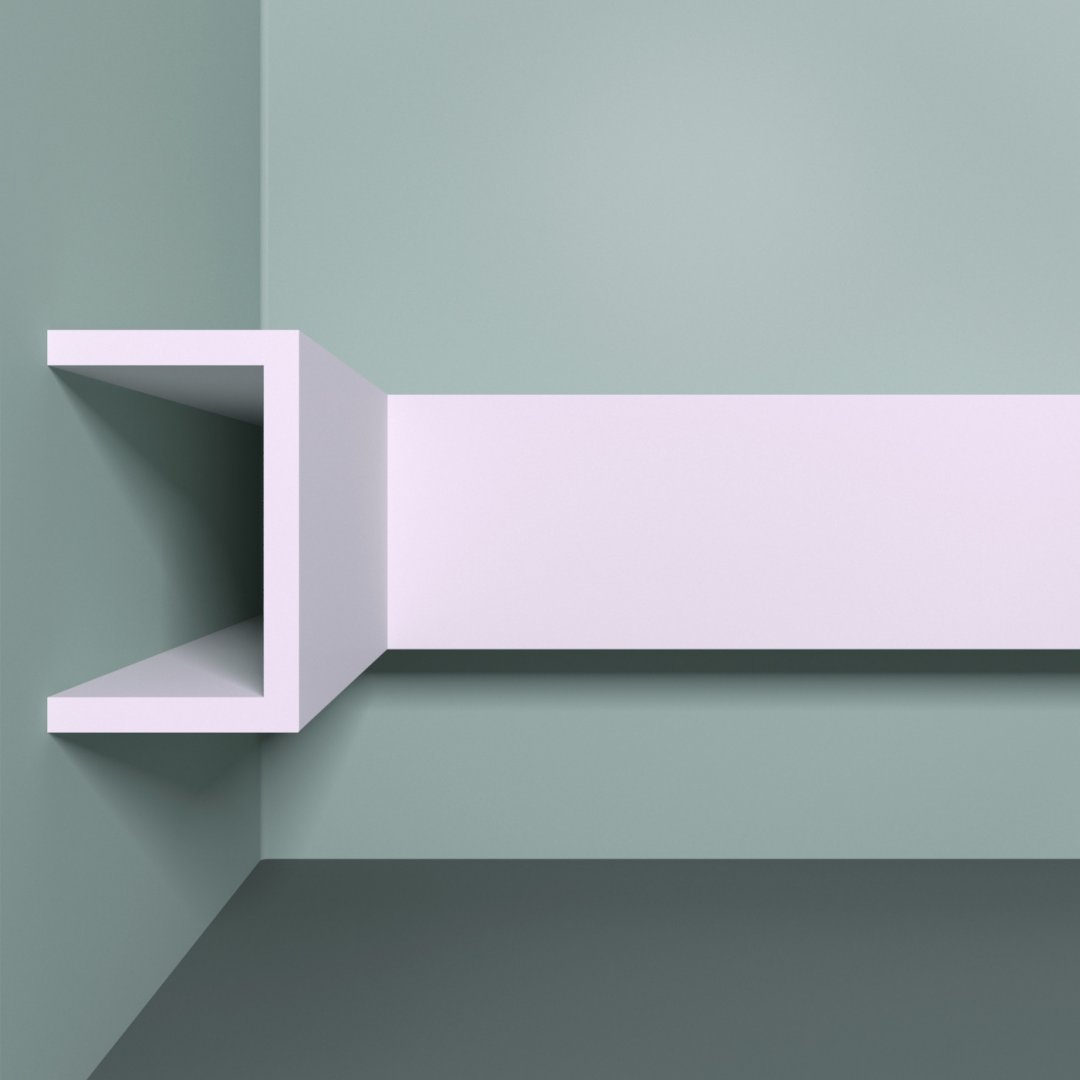 Молдинг Bello Deco М32 80-50 фигурный 2000х50х80, п/окрас
