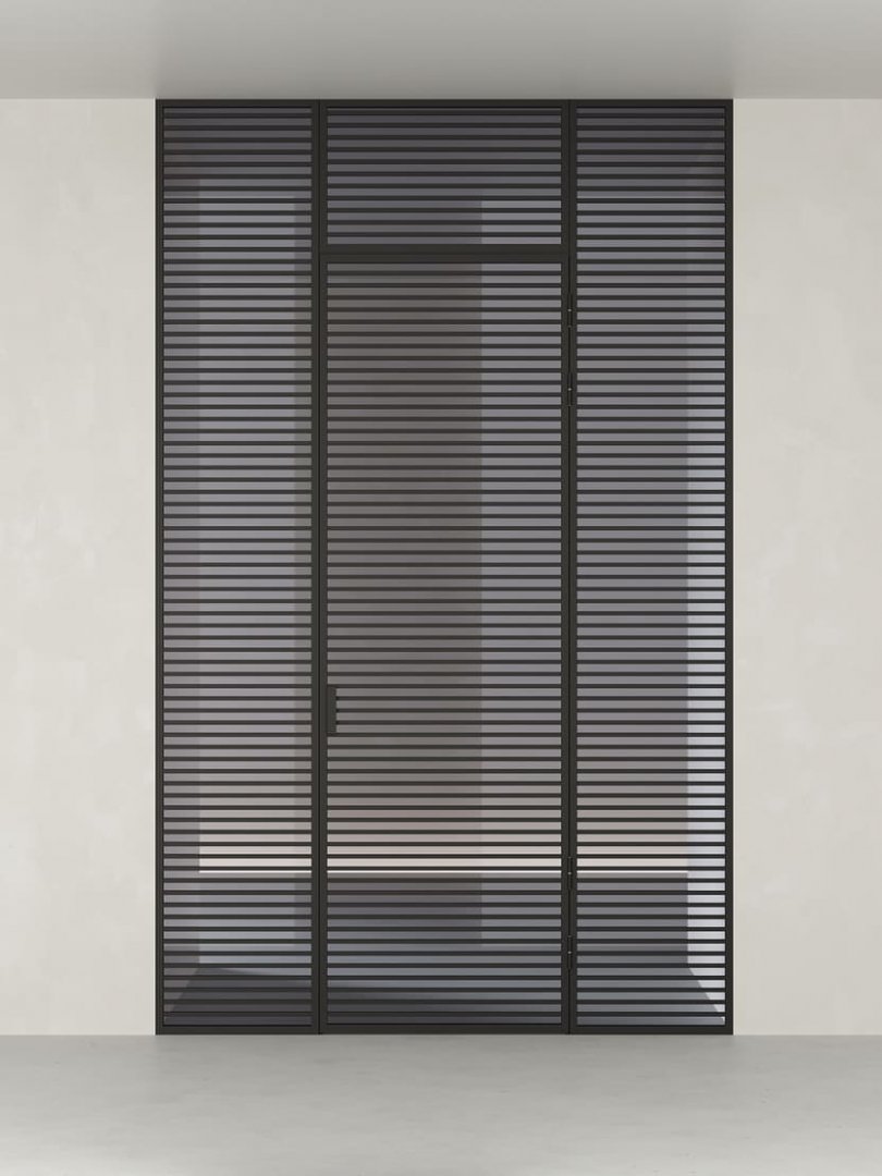 Распашная алюминиевая перегородка HOLZDOORS Minoli MNL15