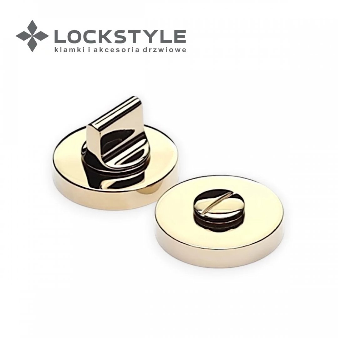 Завертка замка LOCKSTYLE WC ZR на круглой розетке