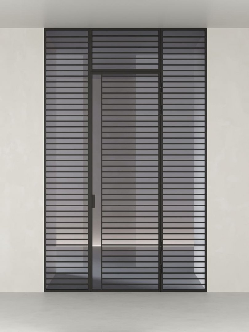 Распашная алюминиевая перегородка HOLZDOORS Minoli MNL11