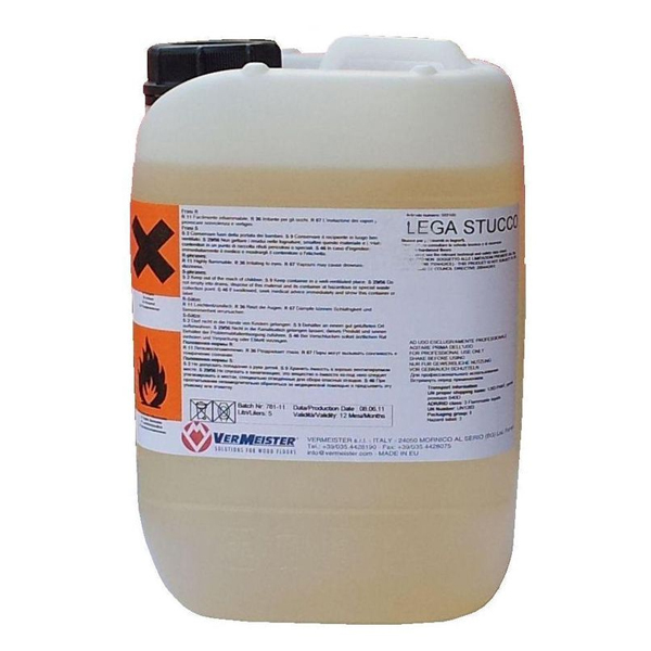 Шпатлевочный состав по дереву Vermeister Lega Stucco Plus (1К, 10л) растворитель