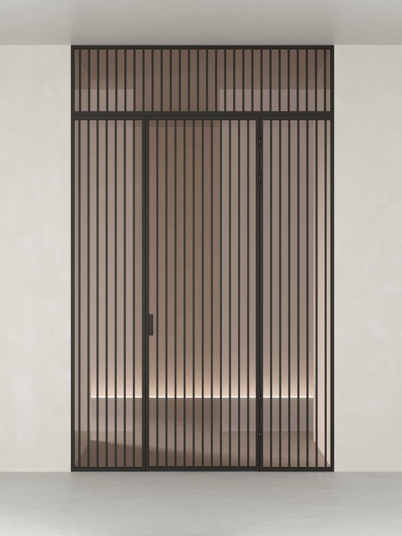 Распашная алюминиевая перегородка HOLZDOORS Minoli MNL13