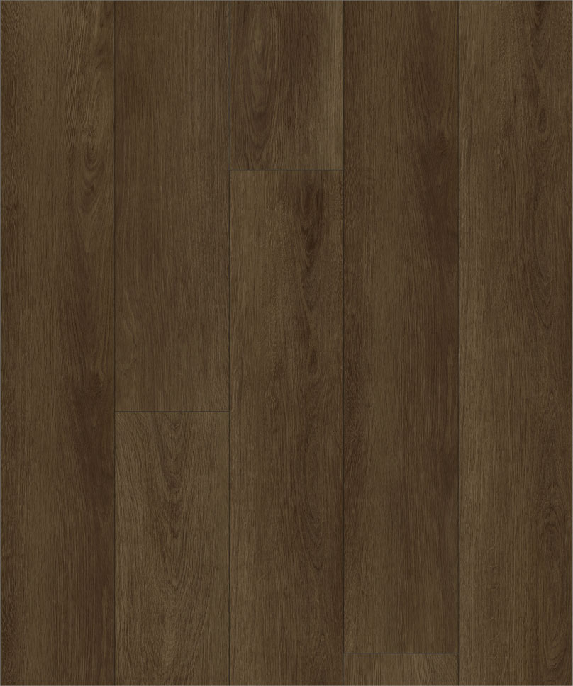 Плитка ПВХ-кварцвинил STRONG STEP Каштан Expert+ 1500х181х5 (2,172м2), 4V фаска