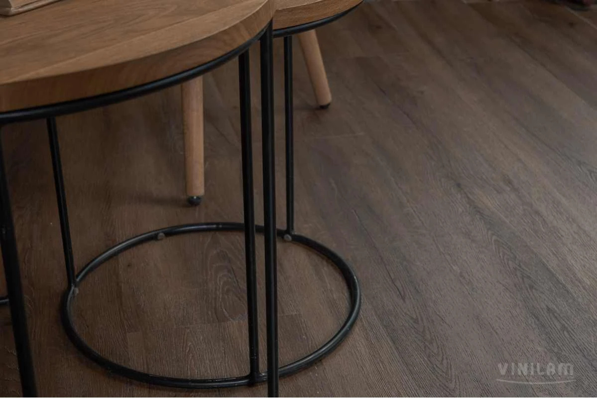 Плитка ПВХ клеевая VINILAM Дуб Берн Ceramo XXL Glue 1528х233х2,5 (4,27м2), 4V микро-фаска